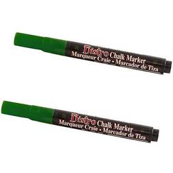 Uchida Marvy Uchida Fine Point Chalk Markers Lime Green 2/Pack