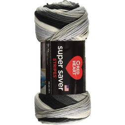 Red Heart Super Saver Yarn, Stripe-Newspaper