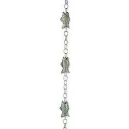 Good Directions Fish Rain Chain In Blue Verde