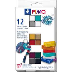 Staedtler 8013 C12-4ST FIMO Effekt Modelliermasse, Sortiert, Standard