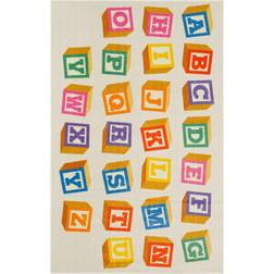 Mohawk Home Alphabet Blocks Kids Area Rug 5x8"