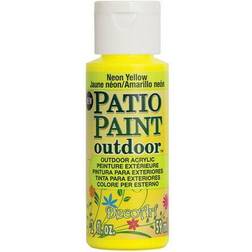 Deco Art Patio Paint 2 Oz-Neon Yellow