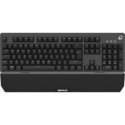 QPAD MK-40 USB QWERTZ Tysk Sort