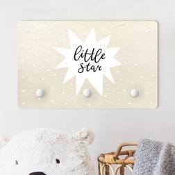 Kindergarderobe Holz Spruch Little Star