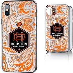 Keyscaper Houston Dynamo Pattern Clear iPhone X/XS Case