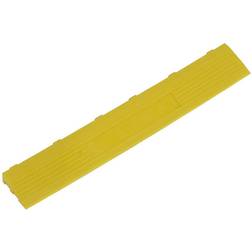 Sealey FT3EYF 400 x 60mm Yellow Polypropylene Floor Tile Edge 6pk