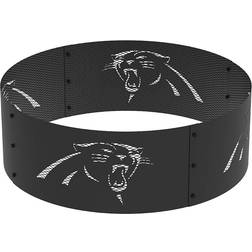 Sky Carolina Panthers Decorative Steel Round Fire Ring