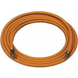 Sievert Tubo gas propano 4x4mm M10x1 LHx G3/8 pollici lh alta pressione L.5m