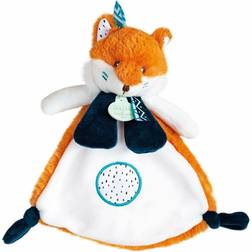 Doudou naissance twipi renard 23 cm orange