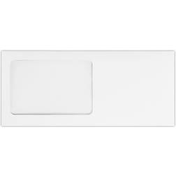 LUX Self Seal #10 Window Envelope 4 1/2' x 9 1/2' White Wove 50/Pack (10APW-WW-50)