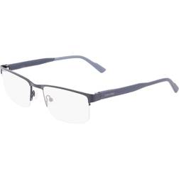 Calvin Klein Mand CK21126 438 Optical Steel Metal Blue Firkantet