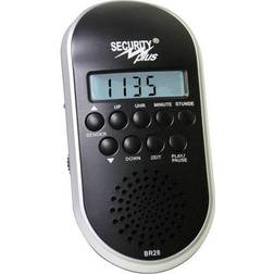 Security Plus BR28 MP3/USB Bicycle Radio Black Silver