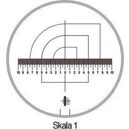 Messskala Tech-Line Skala-D.25/2.5 mm Duo-Skala 1-Standard