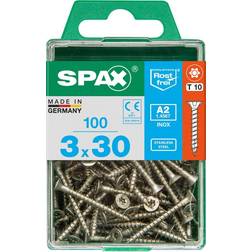 Spax Stainless Cs 3X30 Tx 100 Pcs.