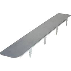 Bellissa bellissa Rasenkante Mähkante Metall verzinkt 80,1 x 12 cm, Nutzlänge ca. 154 cm 2er Set