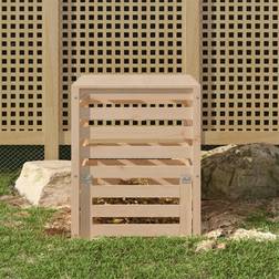 vidaXL Kompostbeholder 63.5 x 63.5 x 77.5 cm Massivt Fyrretræ