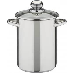 GSW Pentola Per Asparagi In Acciaio Inox 188 Ø 16 cm Argento con coperchio