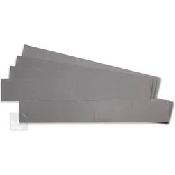 Tic Tac Tiles Concrete Subway 4pcs Slate Pewter Peel and Stick Tile Decorative Backsplash 3.44 sq. ft./Pack