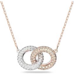 Swarovski Stone Rose Gold Plated Necklace