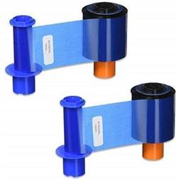 Fargo YMCKO Color Ribbon 500 Prints 2 Pack