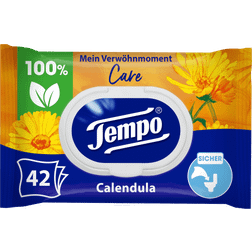 Tempo Fuktiga toaletthanddukar Calendula, förpackning 16