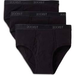 2(X)IST 2xist Men's 3-Pack Essential Core Fly-Front Brief 020039