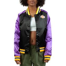 Mitchell & Ness Women's Satin Jacket 2.0 Los Angeles Lakers - Black