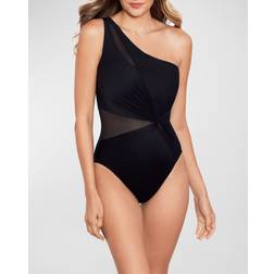 Miraclesuit Network News Minx One Shoulder One Piece Swimsuit