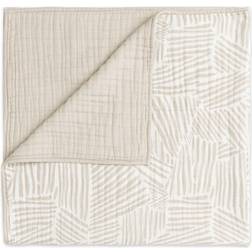 Babyletto Oat Stripe Muslin Quilt