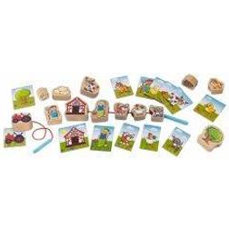 Eichhorn Wooden Stringing Game 13 pcs