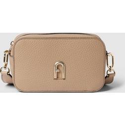 Furla Primula Mini Crossbody Woman Cross-body bag Dove grey Size Calfskin