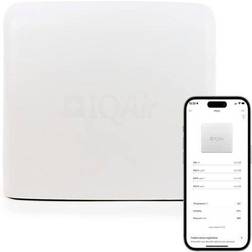 IQAir IQAir AirVisual Outdoor Air Quality Monitor, Detects PM1, PM2.5, PM10, CO2, Temperature, Humidity; Wi-Fi, LAN, German Made white