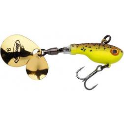 Berkley Pulse Spintail 28g Brown Chartreuse