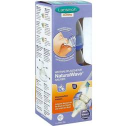 Lansinoh biberon natural wave pour lait maternel 240 ml