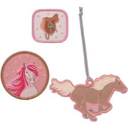 Lässig School Patches-Set Horse Pink