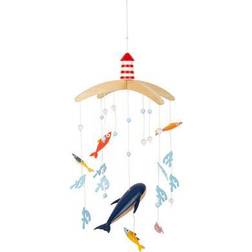 Small Foot Big Ocean Made of Wood 3D Mobile
