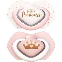 Canpol babies Royal Baby A 0-6 m Napp Pink 2 st