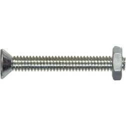 Hillman Head Machine Screw with Nut 6-32