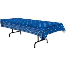 Beistle Company 59855-B Bandana Tablecover Blue