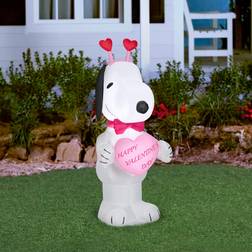 Gemmy Airblown Snoopy with Heart Headband Decor