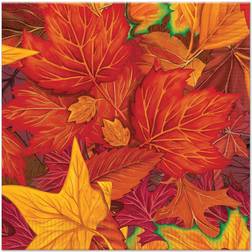 Beistle Company 90812 Fall Leaf Luncheon Napkins