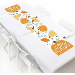 Big Dot of Happiness Little Pumpkin Petite Fall Birthday Party or Baby Shower Paper Table Runner 12 x 60 inches