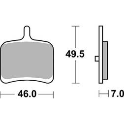 TRW MCB811SH Brake Pad Set