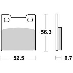 TRW Bremseklodser MCB678SH