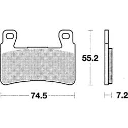 TRW Hyper Carbon Racing Brake Pad Set MCB703CRQ