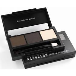 Nanobrow Eyebrow Powder Kit Polvos de cejas 4 g DARK