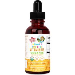 MaryRuth Organics Natural Infant Toddler Vitamin D3 Liquid Drops 15 ml