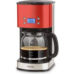 H.Koenig MG30 Macchina Caffé Americano 20 Tazze 1000 Watt Colore Rosso