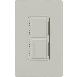 Lutron Maestro 300-Watt Single-Pole Digital Dimmer and Timer Switch, for Incandescent and Halogen Bulbs, MA-L3T251-PD, Palladium