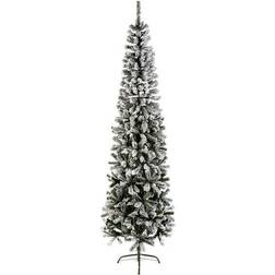 B&Q 7Ft Flocked Spruce Pine Artificial Christmas Tree